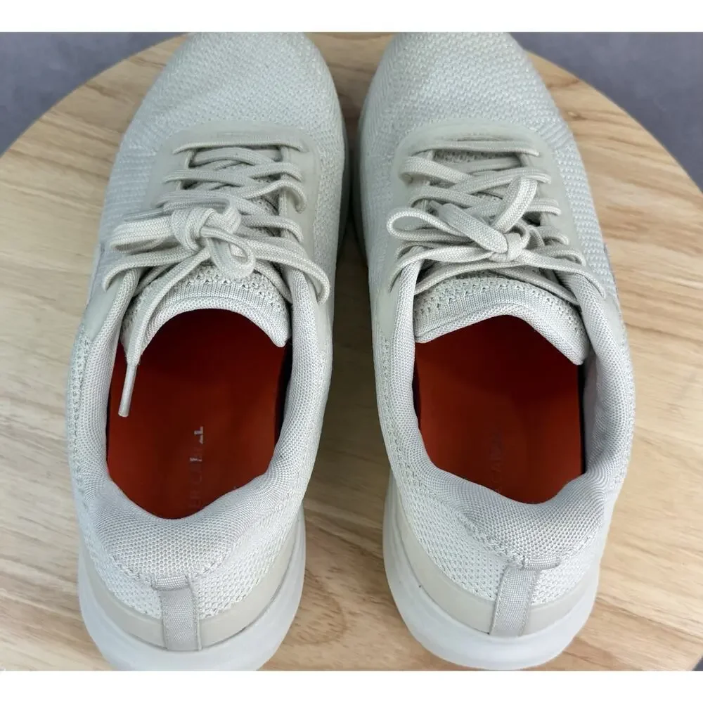 Oliver Cabell “Step 1” Low Top Sneakers Cream Beige Men Size 9